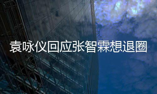 不用袁咏仪回应张 他理他了智霖想退想多圈
